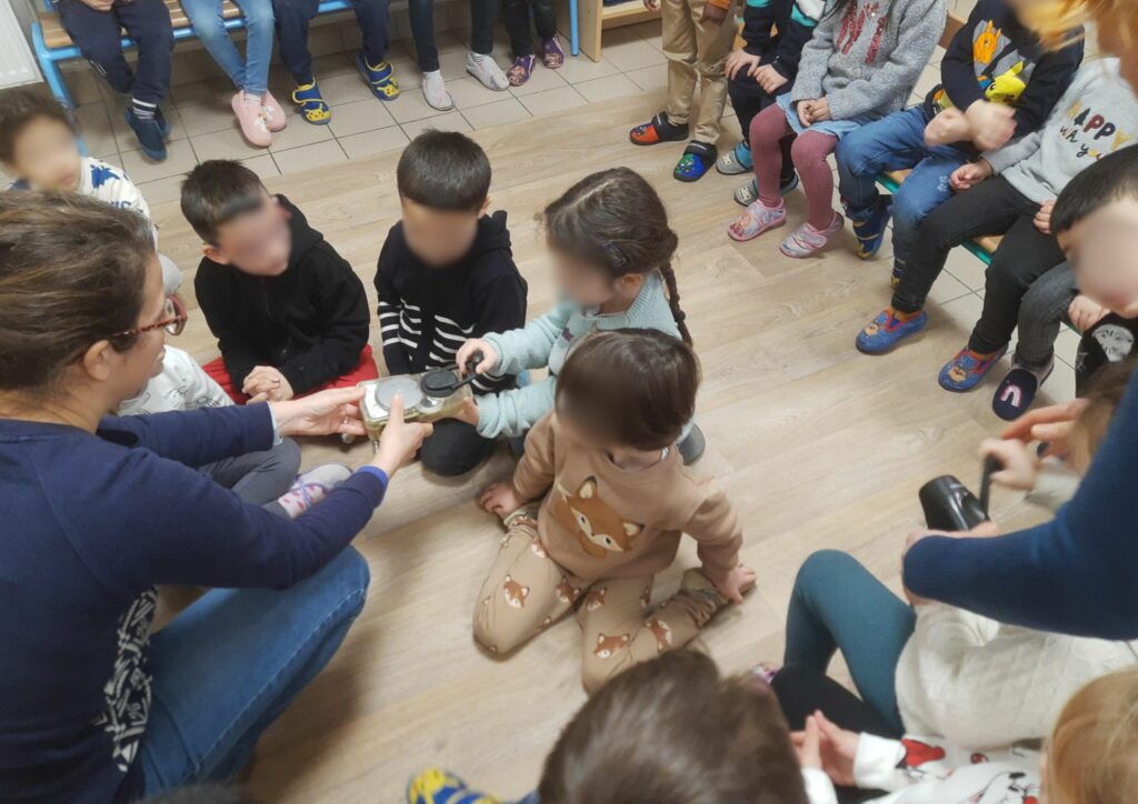 photo animation ludique Ecopousse école