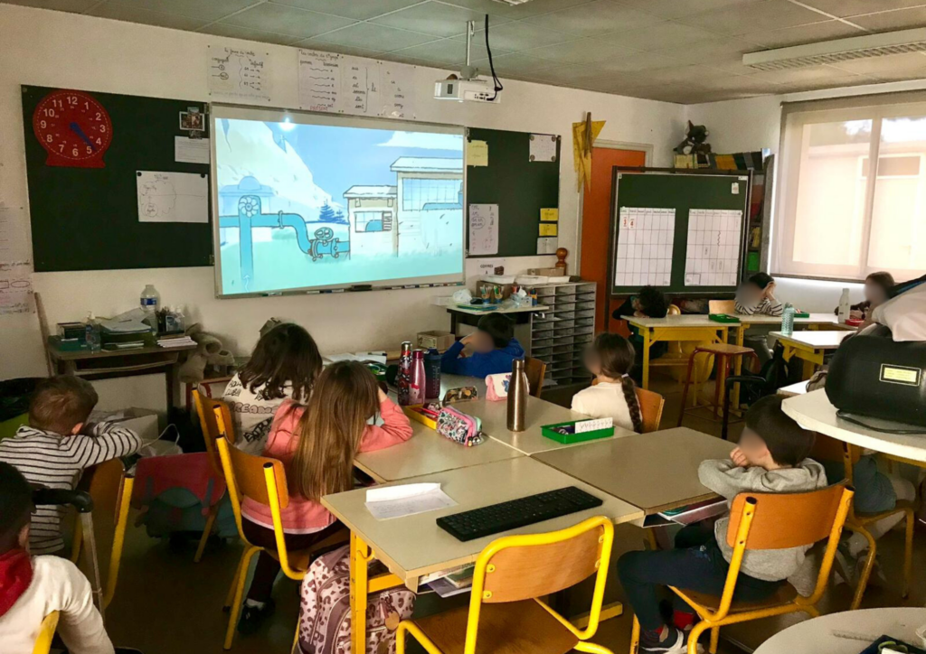 Photo classe cycle de l'eau